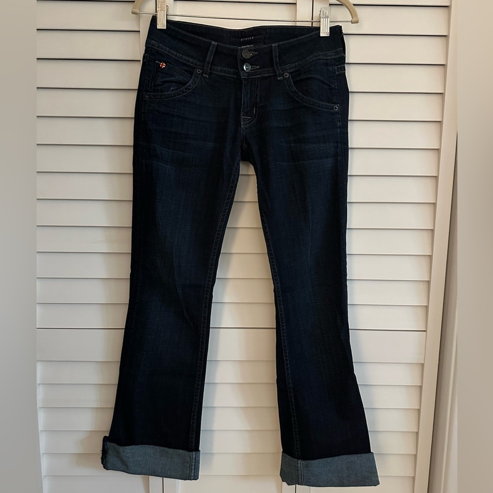 HUDSON Denim SIGNATURE BOOT CUT JEANS Flair Low Rise